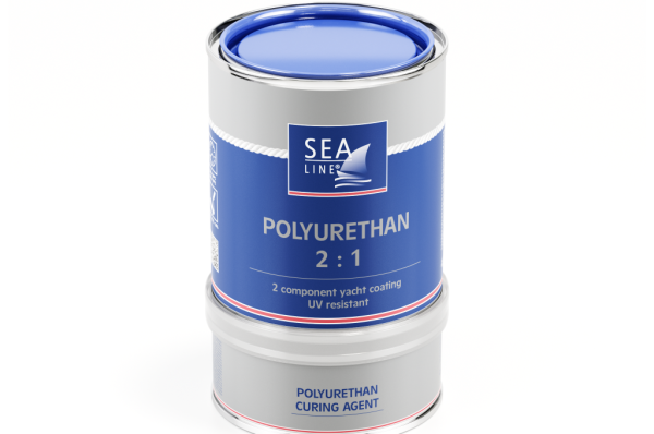 Краска полиуретановая белая Sea-Line 2:1 0,75 л.