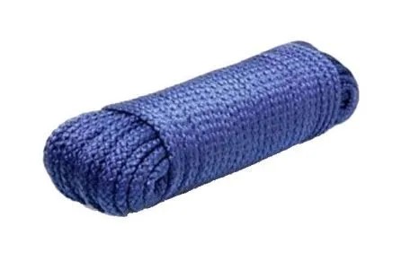 Канат плетеный ЯКОРНЫЙ 12,0 мм, синий, 1800 кг, 30м, евромоток