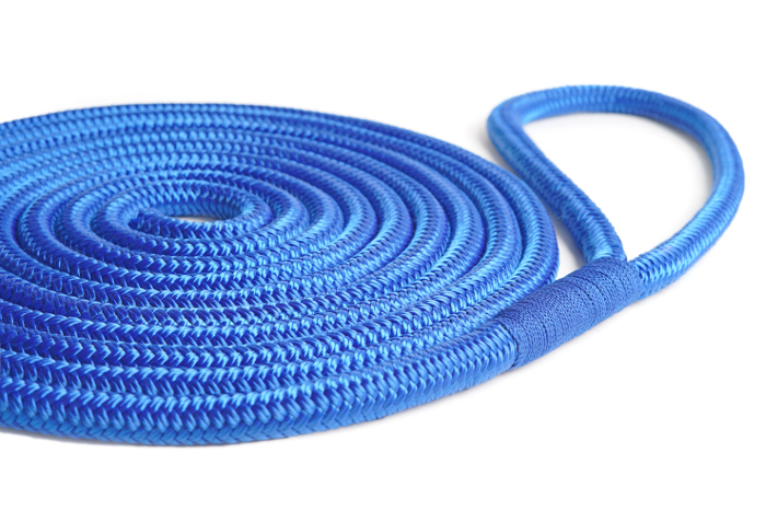 Шнур плетеный Швартовый 16,0 мм,3200 кг,6 м,с огоном 30см,синий