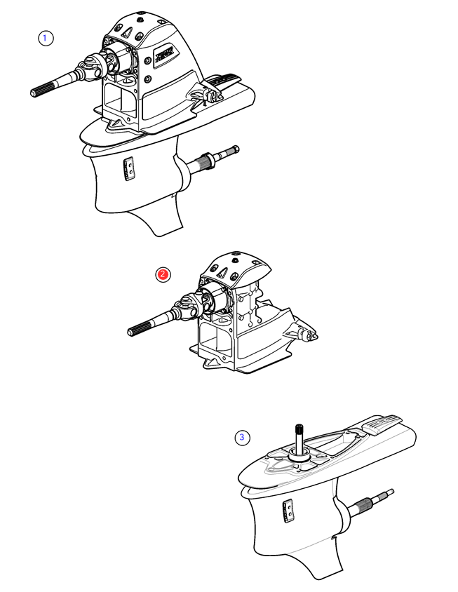 Верхний редуктор VOLVO PENTA