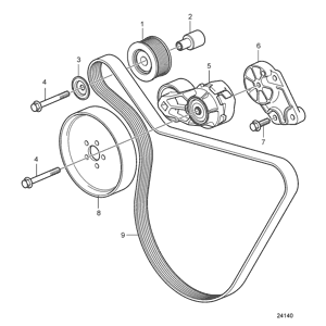Крышка VOLVO PENTA
