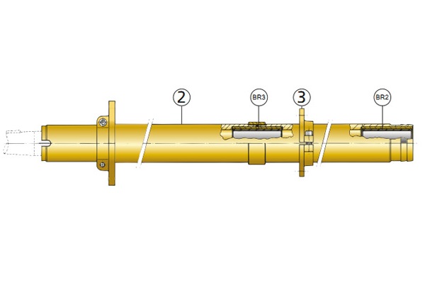 Второй резиновый подшипник для дейдвудной трубы 25 мм VETUS