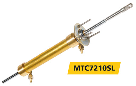 Гидроцилиндр MTC7210SL для руля на транце, шланг Ø 10 мм 