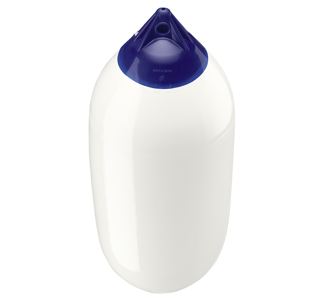 Кранец Polyform US F7 белый с синим рымом 381х1041