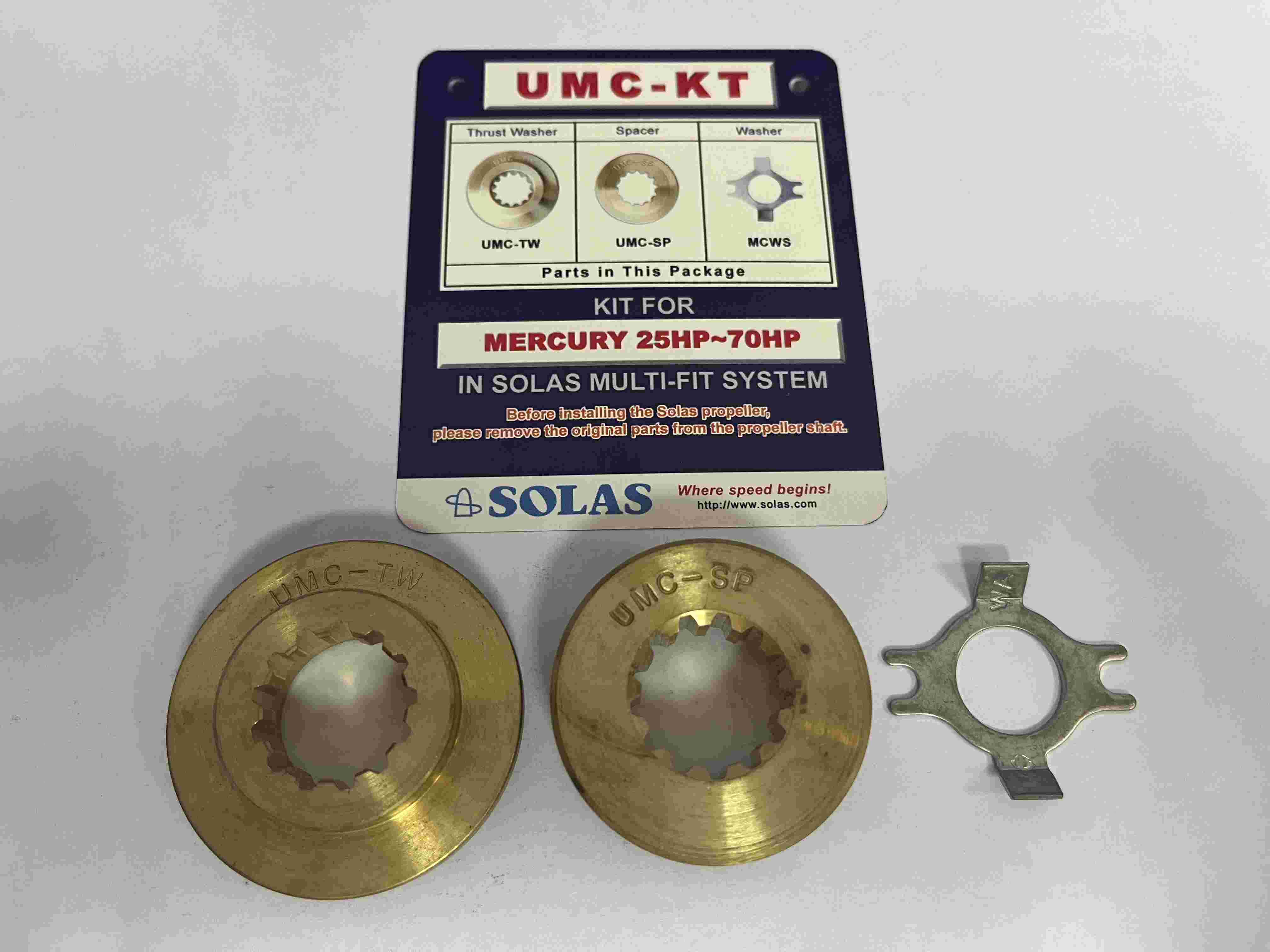 Шайба гребного винта Solas (KIT FOR MERCURY 25HP-70HP)