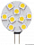 Лампочка светодиодная с боковым креплением G4 12-24В 1.6Вт 9-