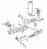 Выпускной коллектор VOLVO PENTA